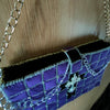 Handmade Bible / Book Bag / Shoulder Bag, Customizable and Elegant, Woven on Plastic Canvas  - For Display or Occasional Use