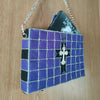 Handmade Bible / Book Bag / Shoulder Bag, Customizable and Elegant, Woven on Plastic Canvas  - For Display or Occasional Use